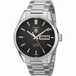 TAG Heuer Men's WAR201C.BA0723 Carrera Analog Display Swiss Automatic Silver Wat