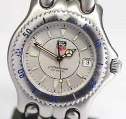 Pre-Owned TAG HEUER Cell Leonardo Brazil Ltd Ed Quartz Men Wristwatch WG111B, ML