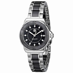 Tag Heuer WAH1314.BA0867 Womens Black Dial Analog Quartz Watch