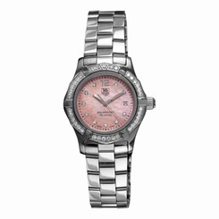 TAG Heuer Women's WAF141B.BA0824 Aquaracer 27mm Stainless Steel Diamond Mother-o