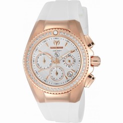 TECHNOMARINE WOMEN'S EVA LONGORIA 34MM SILICONE BAND QUARTZ WATCH TM-416003