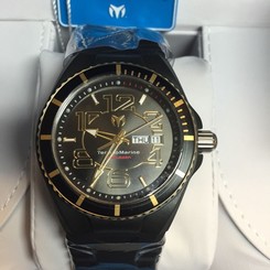Technomarine TM-115144 Men's Cruise JellyFish Black & Gold Swiss Watch