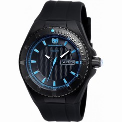 TECHNOMARINE MEN'S CRUISE 45MM SILICONE BAND STEEL CASE QUARTZ WATCH TM-115166