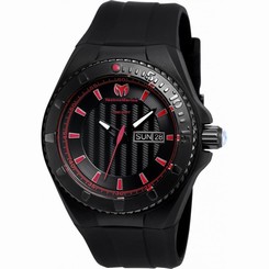 TECHNOMARINE MEN'S CRUISE 45MM SILICONE BAND STEEL CASE QUARTZ WATCH TM-115167
