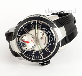 Technomarine UFR02 Retrograde UF Men's Watch, Black Carbon Fibre/Silver Dial