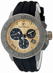 Technomarine Men's TM-515005 Titanium Reef Analog Display Swiss Quartz Bl... New