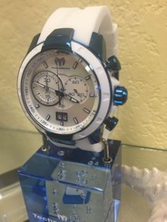 Technomarine TM-615008 Men's UF6 Collection White & Blue Swiss Watch