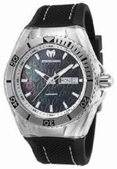Technomarine Men's TM-115212 Cruise Monogram Quartz Black Dial Watch