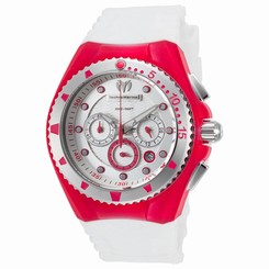 Technomarine Cruise TM-115238 Womens Silver Dial Watch with Silicone Strap