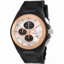 TECHNOMARINE WOMEN'S CRUISE 40MM BLACK SILICONE BAND QUARTZ WATCH TM-115292