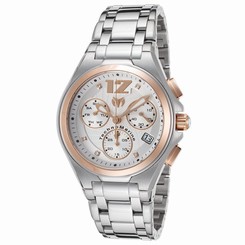 Technomarine Manta TM-215014 Mens Silver Dial Watch with Stainless Steel Strap