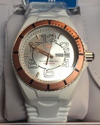 Technomarine TM-115145 Unisex Cruise JellyFish White & Rose Gold Swiss Watch