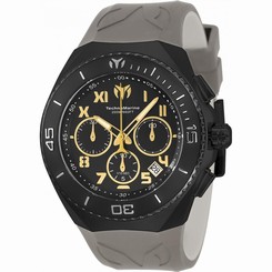 TECHNOMARINE MEN'S MANTA 48MM SILICONE BAND STEEL CASE QUARTZ WATCH TM-215073