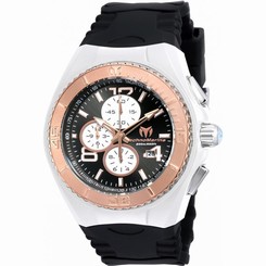 TECHNOMARINE MEN'S CRUISE 46MM SILICONE BAND STEEL CASE QUARTZ WATCH TM-115303