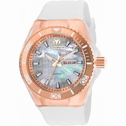 TECHNOMARINE MEN'S CRUISE 46MM SILICONE BAND STEEL CASE QUARTZ WATCH TM-115063