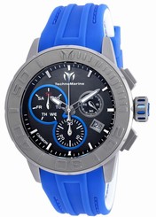 Technomarine TM-515003 2016 Reef 48mm Titanium Black Dial/Blue Strap Swiss Watch