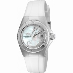 TECHNOMARINE WOMEN'S CRUISE 30MM WHITE SILICONE BAND QUARTZ WATCH TM-115206