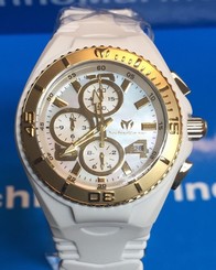 Fake AAA Technomarine TM115263 Women's 2016 Cruise JellyFish White and Gold Watch Watch
