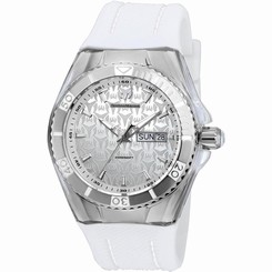 TECHNOMARINE MEN'S TECHNOMARINE WHITE SILICONE BAND SWISS QUARTZ WATCH 115209