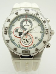 TECHNOMARINE JUBILEE WHITE WATCH GREAT CONDITION CHRONOGRAPH