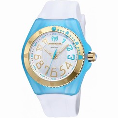 TECHNOMARINE WOMEN'S CRUISE 40MM WHITE SILICONE BAND QUARTZ WATCH TM-115227