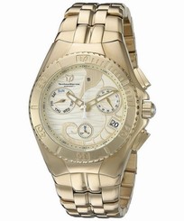 Mens Ladies TechnoMarine Cruise Dream Gold Stainless Chronograph Watch TM-115091