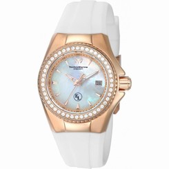 TECHNOMARINE WOMEN'S EVA LONGORIA 30MM SILICONE BAND QUARTZ WATCH TM-416011