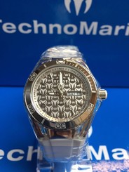 Technomarine TM-115060 NEW 2016 Cruise Monogram Silver Dial Black & White Straps