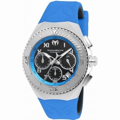 TECHNOMARINE MEN'S MANTA 40MM SILICONE BAND STEEL CASE QUARTZ WATCH TM-215075