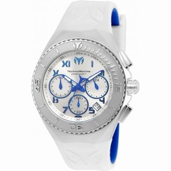 TECHNOMARINE MEN'S MANTA 40MM SILICONE BAND STEEL CASE QUARTZ WATCH TM-215074