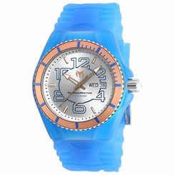 TECHNOMARINE MEN'S TECHNOMARINE BLUE SILICONE BAND SWISS QUARTZ WATCH 115146