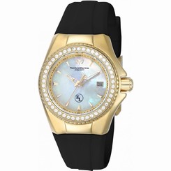 TECHNOMARINE WOMEN'S EVA LONGORIA 30MM SILICONE BAND QUARTZ WATCH TM-416010