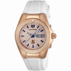 TECHNOMARINE WOMEN'S EVA LONGORIA 34MM SILICONE BAND QUARTZ WATCH TM-416041