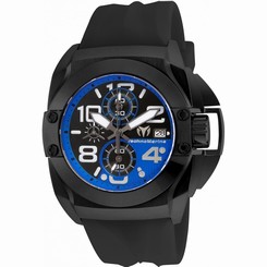 TECHNOMARINE MEN'S REEF 45MM SILICONE BAND STEEL CASE QUARTZ WATCH TM-515016