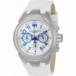 TECHNOMARINE WOMEN'S SEA DREAM 42MM WHITE LEATHER BAND QUARTZ WATCH TM-715030