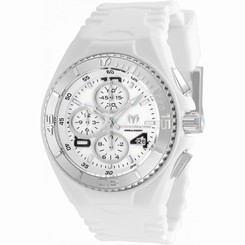 TECHNOMARINE WOMEN'S CRUISE 40MM WHITE SILICONE BAND QUARTZ WATCH TM-115293