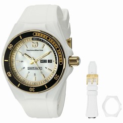 Technomarine Women's TM-115119 Cruise Sport Analog Display Swiss Quartz White Wa