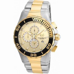 TECHNOMARINE MEN'S MANTA 44MM TWO TONE STEEL BRACELET QUARTZ WATCH TM-215046