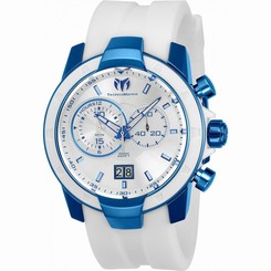 TECHNOMARINE MEN'S UF6 45MM SILICONE BAND STEEL CASE QUARTZ WATCH TM-615009