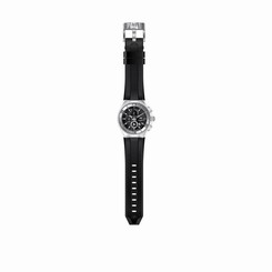 TECHNOMARINE MEN'S 46MM SILICONE BAND STEEL CASE SWISS QUARTZ WATCH 115054
