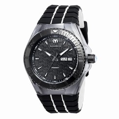 TECHNOMARINE MEN'S TECHNOMARINE WHITE SILICONE BAND SWISS QUARTZ WATCH 115182