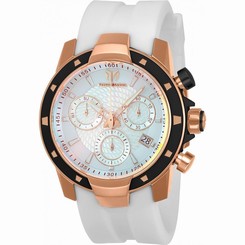 TECHNOMARINE MEN'S UF6 45MM SILICONE BAND PLASTIC CASE QUARTZ WATCH TM-615006