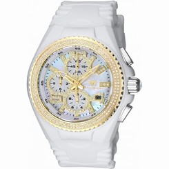 TECHNOMARINE WOMEN'S CRUISE DIAMOND 40MM SILICONE BAND QUARTZ WATCH TM-115245