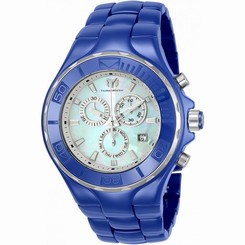 TECHNOMARINE MEN'S CRUISE 45MM BLUE CERAMIC BAND & CASE QUARTZ WATCH TM-115321