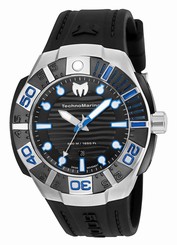 Technomarine TM-515011 Men's Black Reef Quartz Black Dial Swiss Watch