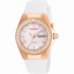 TECHNOMARINE WOMEN'S CRUISE DIAMOND 34MM SILICONE BAND QUARTZ WATCH TM-115236