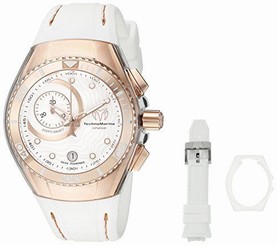 Technomarine Womens TM-114040 Cruise Analog Display Swiss Quartz White Watch