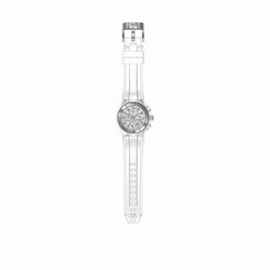 TECHNOMARINE MEN'S 46MM SILICONE BAND STEEL CASE SWISS QUARTZ WATCH 115053