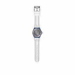 TECHNOMARINE MEN'S 46MM WHITE SILICONE BAND STEEL CASE QUARTZ WATCH 115065