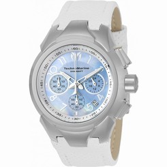 TECHNOMARINE WOMEN'S SEA DREAM 42MM WHITE LEATHER BAND QUARTZ WATCH TM-715031